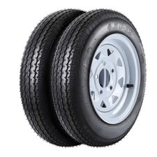 2-Pack Garvee 4.80-12 Trailer Wheels 5 Lug 4.5 picture