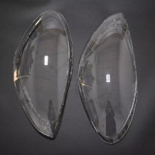 1Pair New Front Headlight Lens Clear Cover + Glue Fit Porsche Panamera 2017-2020 picture