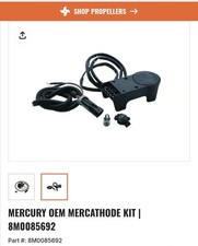 QuickSilver Mercathode Assy W/Quick Connect - New in package - Never Used picture