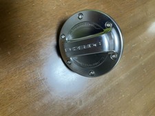 Porsche Genuine Aluminum Look Fuel Tank Filler Cap 00004400191 Tether Used picture