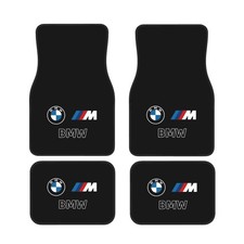 BMW 4PCS Universal Car Floor Mats Auto Carpets Interior Trim Accessories picture