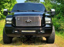 05-07 Ford F250 F350 Super Duty Black Chrome Harley Davidson Billet Grille  picture