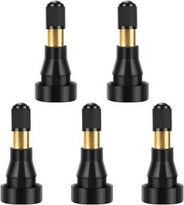 High Pressure Tire Valve Stems 5 Pack Rubber Snap-in for Trucks Trailers Cars picture