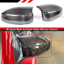 FOR 2003-09 NISSAN 350Z Z33 M STYLE REAL CARBON FIBER SIDE MIRROR COVER CAP picture