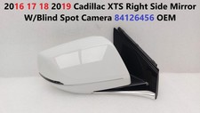 16-19 Cadillac XTS Right Side Mirror Summit White W/Blind Spot & Camera 84126456 picture