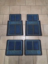 Vintage Blue TOYOTA FLOOR MAT SET picture
