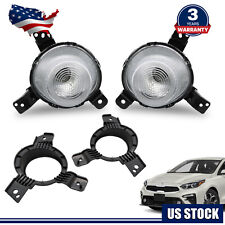 For Kia Forte 2019-2020 Front Lower Grille Fog Light Bumper Lamp Left Right Pair picture
