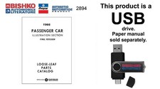 1966 Mopar CHRYSLER, DODGE, PLYMOUTH Parts Book USB Drive picture