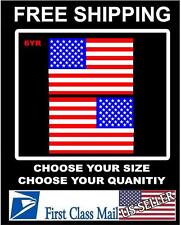 RIGHT & LEFT American Flag USA mirrored Vinyl Decals Boat truck car/sticker 3m picture