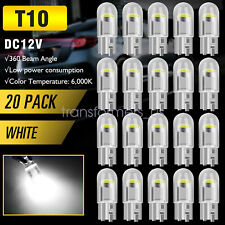 20X T10 194 168 W5W 2825 COB LED License Plate Interior Light Bulbs 6000K White picture