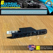 AMG Emblem GT PanAmericana Front Grille Black Badge fits Mercedes Benz C43 E43 picture