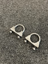 1969 1970 Ford Mustang Boss 429 Heat Riser Tube Clamps - Set picture