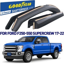 Rain Guards Vent Visors Shade for 2017-2022 Ford F-250-550 SuperCrew picture
