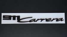 Porsche 992 911 Carrera Rear Badge – Matte Black picture