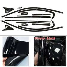 Matte/Glossy Black Chrome Delete Window Trims For BMW 2 Series F22 2014-2017 picture