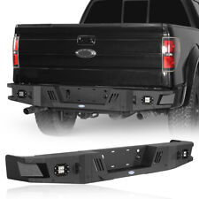 Fit 2006-2014 Ford F-150 Textured Black Rear Step Bumper Bar Assemble Style picture
