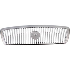 Grille For 2003-2005 Mercury Grand Marquis Monotone Chrome Shell and Insert picture