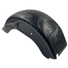 OEM Harley 59596-11BHY Vivid Black Pinstripe Rear Fender 11-14 Softail Fatboy picture
