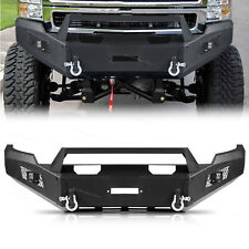Steel Front Bumper Fit For 2007-2010 Chevrolet Silverado 2500 3500 HD w/D-Rings picture