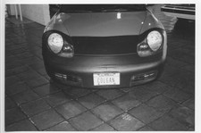 Colgan Front End Mask Bra 2pc. Fits Porsche Boxster 1997-2002 W/O License plat picture