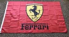 Ferrari Flag Banner 3x5 Ft Flag Garage Car Show Wall Gift New Man Cave picture