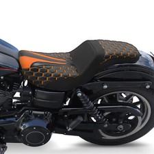 Two Up Driver Passenger Seat Fit For Harley Wide Glide Fat Bob 2006-2017 2016 picture