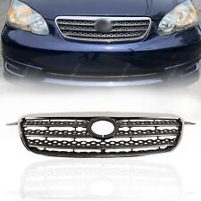 Grille Assembly For 2005-2008 Toyota Corolla Chrome Shell With Dark Gray Insert picture