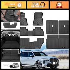 Custom Fit 2019-2026 BMW X7 7-Seater Floor Mats & Cargo Liner Set - All Weather picture
