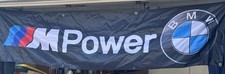 BMW Flag M Power Automotive Repair Racing 2x8ft Banner picture