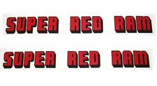 For 1955-59 Dodge Super Red Ram Valve Cover Decals Set picture