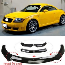 For Audi TT TTS Quattro Glossy Front Bumper Lip Spoiler Splitter Spoiler Kit picture