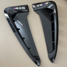X5M Glossy Black Side Fender Vent Cover Trim For BMW F15 X5 F85 SUV 2014-2018 picture