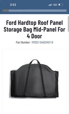 2021-2026 Ford Bronco Roof Panel Stowage picture