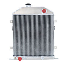 For 1942-1948 Ford Super Deluxe 3.9L Ford Configuration Aluminum Radiator 4-Rows picture