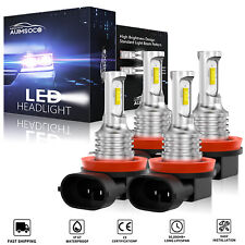 For 2007-2018 Nissan Altima 4x H11 Combo LED Headlights Bulbs Hi Lo Upgrade Kit picture