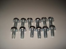 Set- 12 New For Chevy/GMC Rally Truck/Van Wheel Center Cap Bolts SLOT & HEX picture