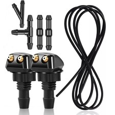 9.8Ft Windshield Washer Hose Wiper Blade Pipe Tube Jet Spray Nozzle 4X Connector picture
