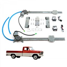 Flat Glass One Touch Power Window Conversion Fits Ford 1967-79 F-100 F250 Truck  picture