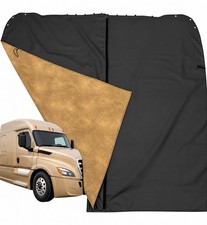 Privacy Sleeper Curtains Fits Freightliner Cascadia 2019-2027 Middle Roof picture