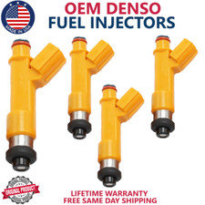 x4 OEM DENSO FUEL INJECTORS FOR 2002-2004 Toyota Solara, Camry 2.4L #23250-0H050 picture