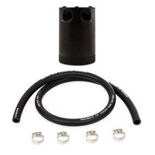 Mishimoto MMBCC-CBTWO-BK Mishimoto Compact Baffled Oil Catch Can 2-Port picture