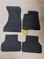 *** OEM 2018-2024 AUDI A5 SPORTBACK PREMIUM TEXTILE FLOOR MATS - BLACK *** picture