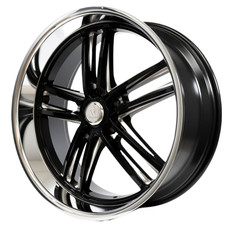 RESTO Maverick R103 18X8 5X120.7 ET1 Gloss Black Milled Diamond Cut (Qty of 1) picture