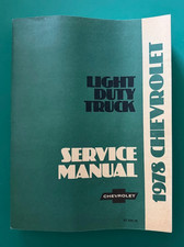 ORIGINAL 1978 CHEVROLET LIGHT DUTY TRUCK SERVICE MANUAL  /  ST330-78 picture