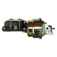 LEED Brakes -1K1 7 inch dual power booster, 1-1/8 inch bore master - Zinc picture