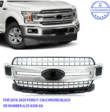 Chrome Grille JL3Z-8200-EA For 2018-2020 Ford F-150 Front Radiator Grill picture