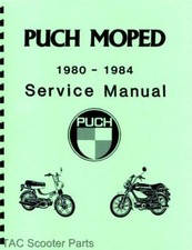 Puch Moped Service Manual 1980-1984 10 Models picture