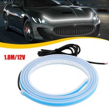 5.9ft Flexible LED Daytime Running Light Strip Dynamic Car LED Hood Light New picture