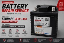 Battery Repair Service: Ferrari SF90 488 Lithium 937713 966818 880858 picture
