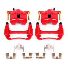 Power Stop Performance Front Brake Calipers Powder Coated Red Pair picture
